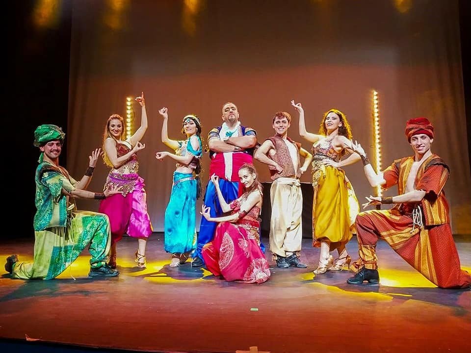 MUSICAL TRIBUTO ALADDIN PARA EVENTOS DE EMPRESA, AYUNTAMIENTOS Y CENTROS COMERCIALES